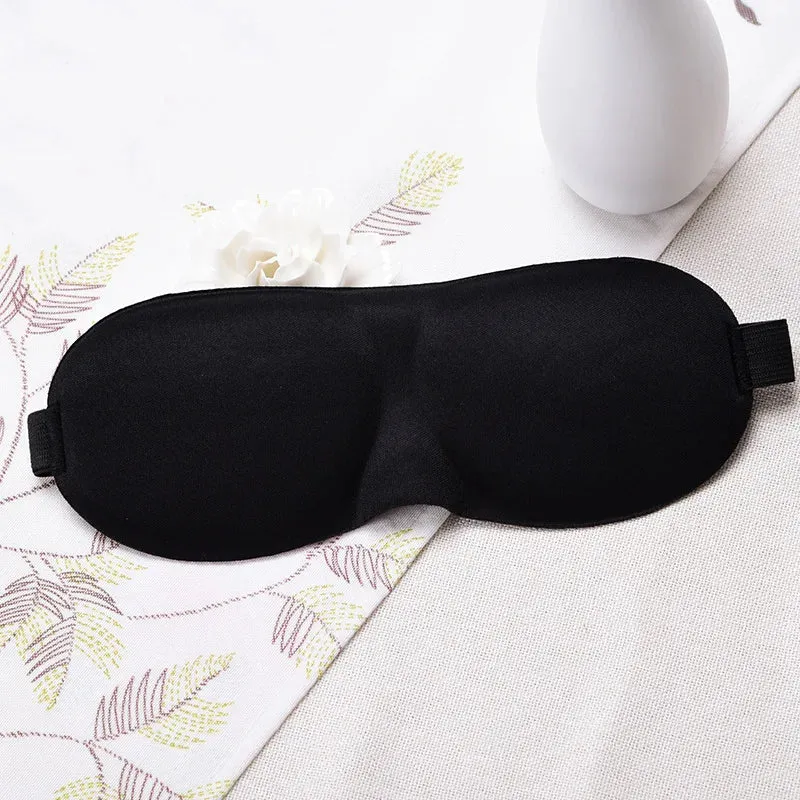 3D Sleep Mask Blindfold Sleeping Aid Eyepatch Eye Cover Sleep Patches Eyeshade Breathable Face Mask Eyemask Health Care for Rest