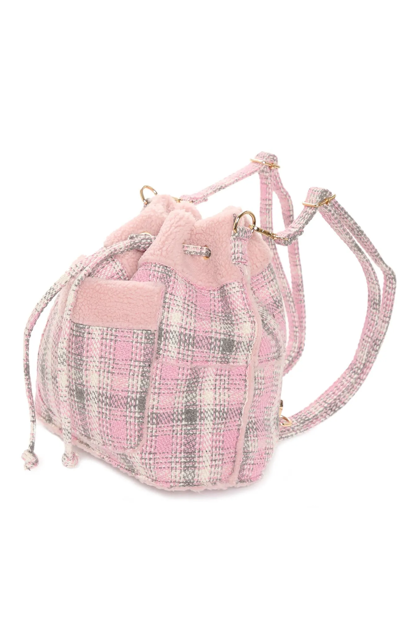 A Cozy Night Backpack - Pink/combo