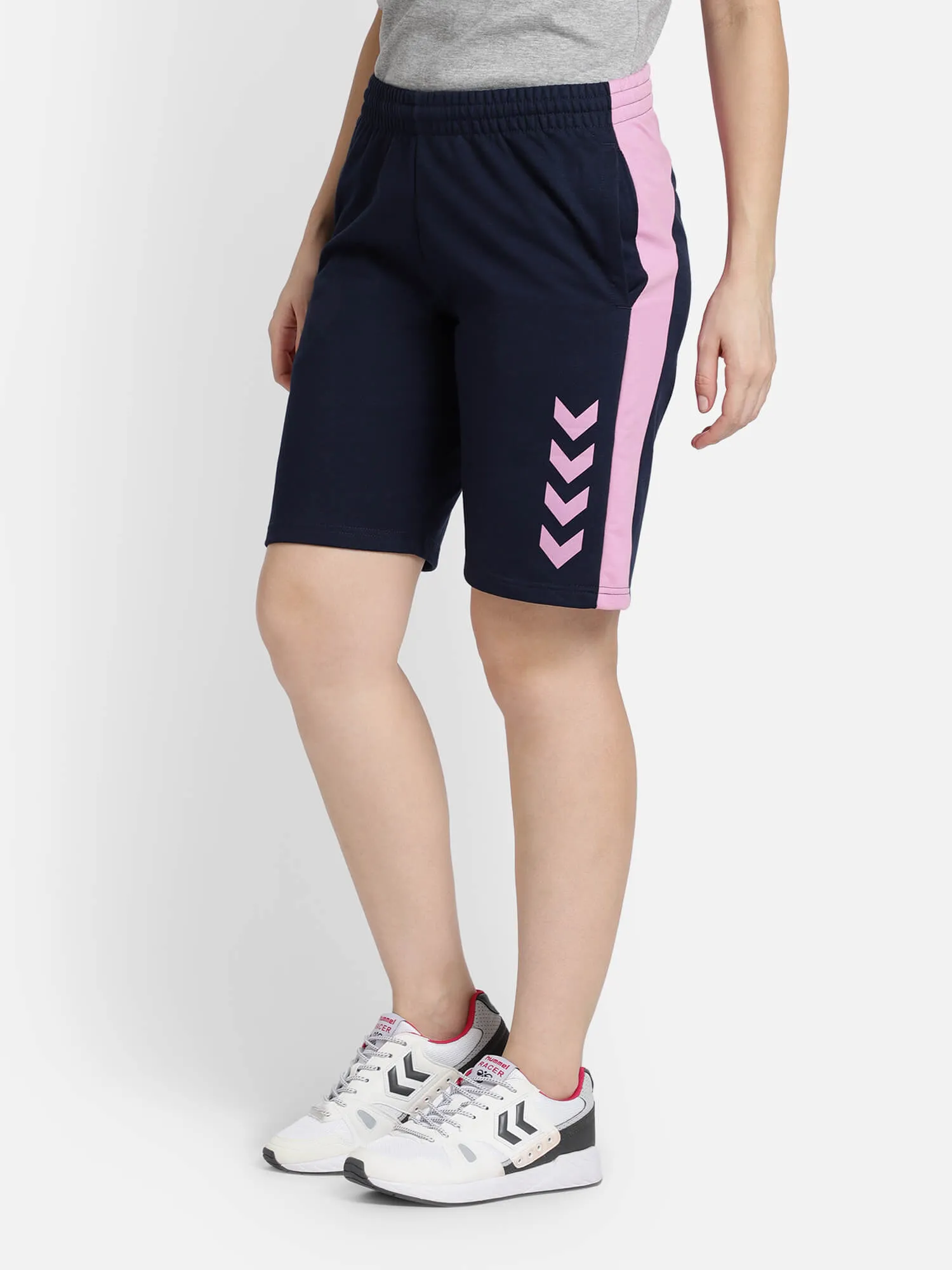 Action Women Cotton Blue Short