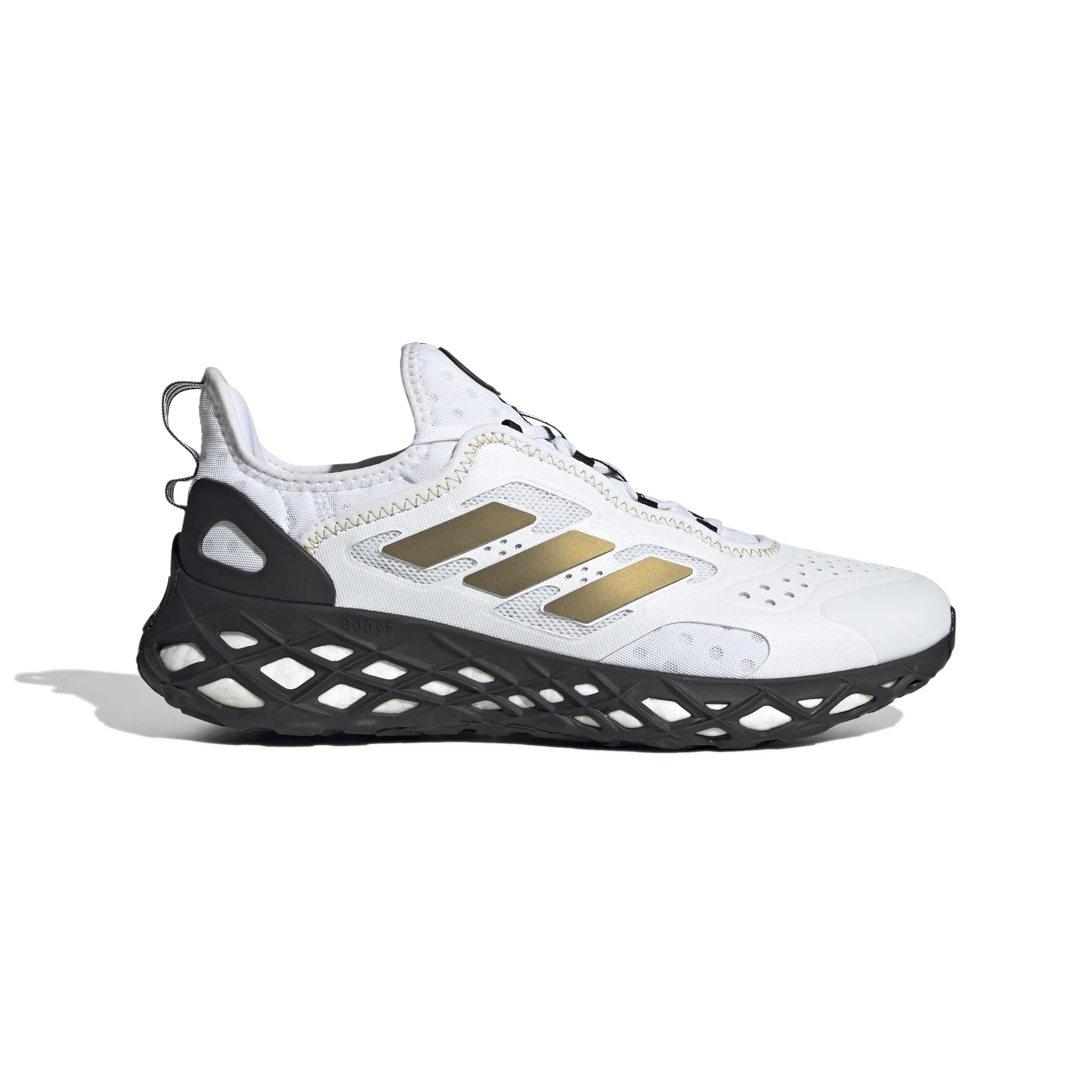 Adidas Web Boost Running White Gold HQ6991