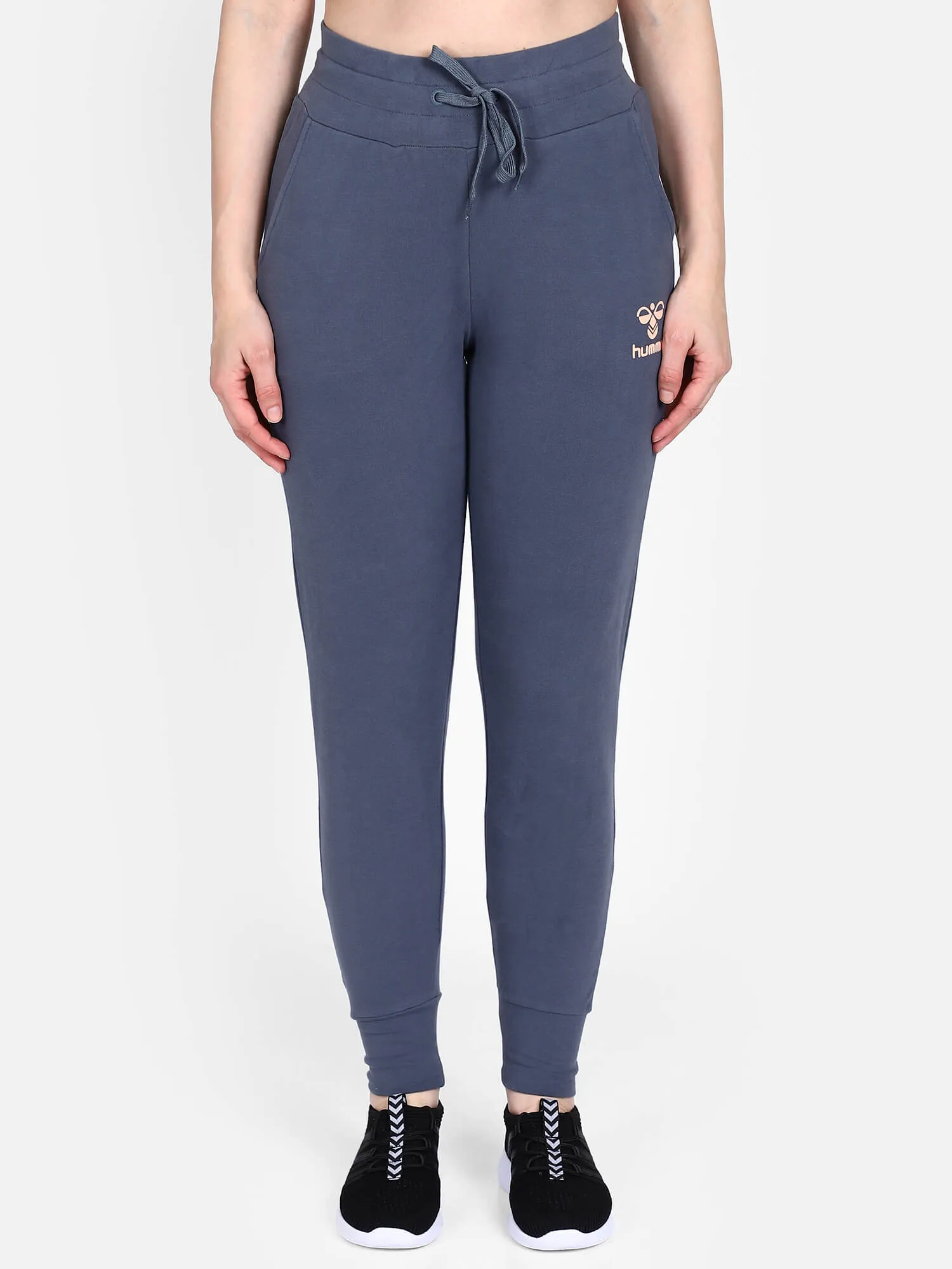 Agetha Women Cotton Blue Training Pant