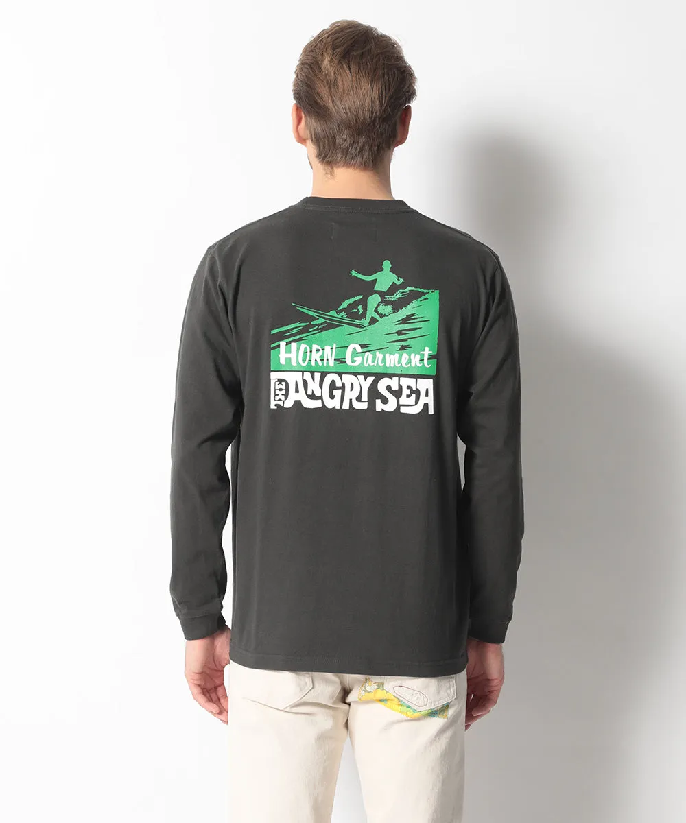 Angry Sea Long Sleeve Tee | MEN