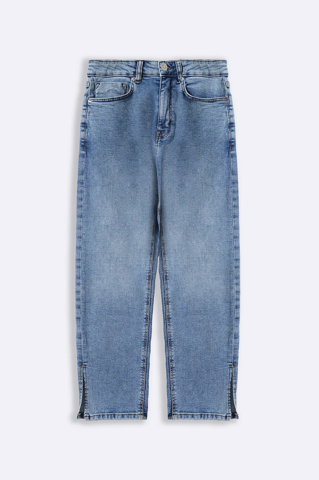 ANKLE CROPPED SLIM JEANS