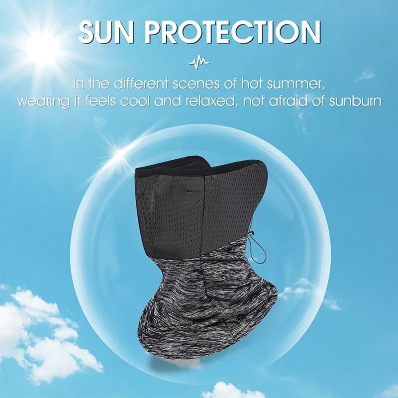 Anti-UV Summer Cycling Headwear Ice Silk Breathable Outdoor Sport Running Scarf Dustproof Protection Men Women Balaclava Cap