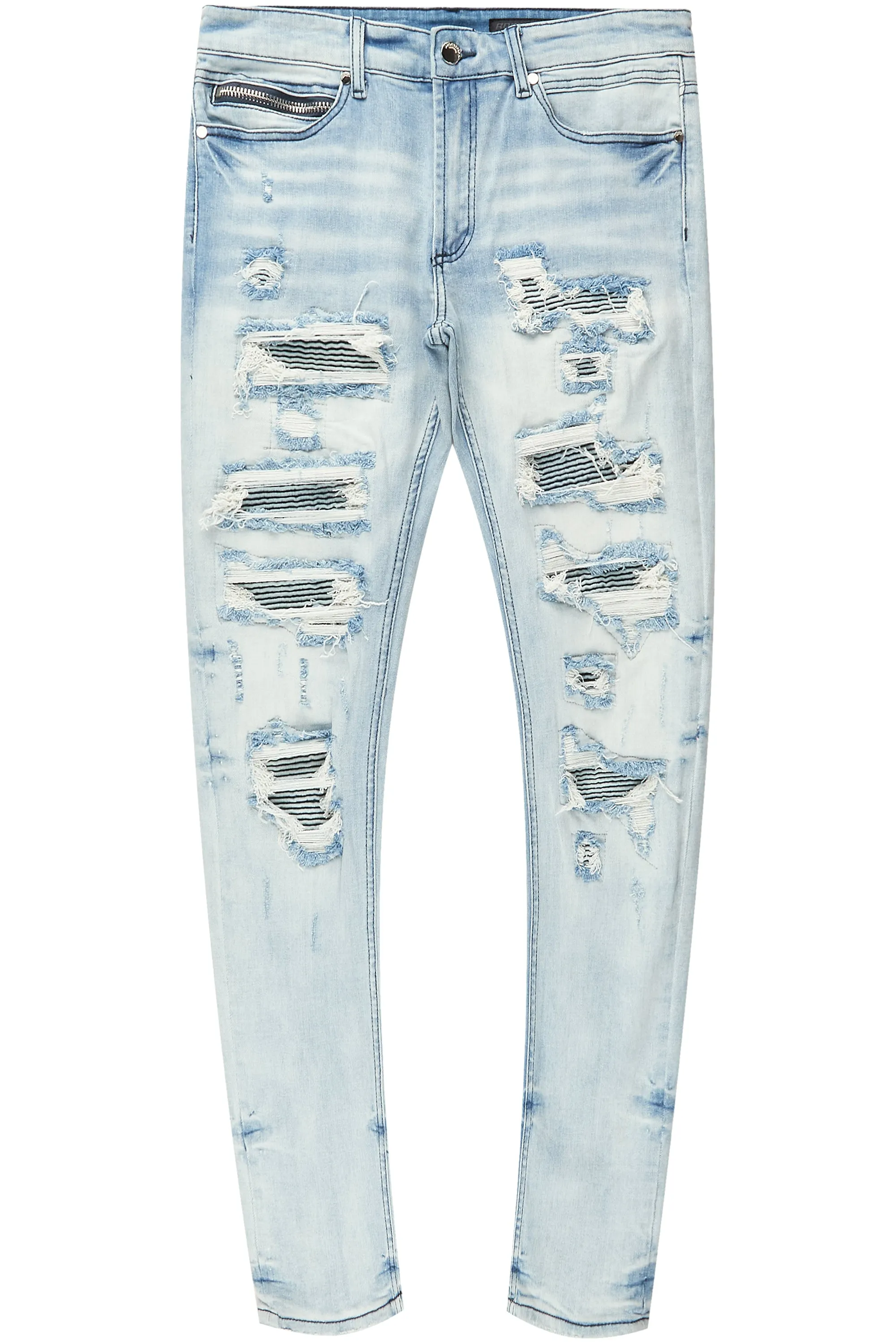 Ardee Blue Distressed Jean