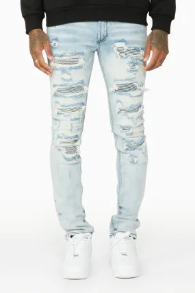 Ardee Blue Distressed Jean