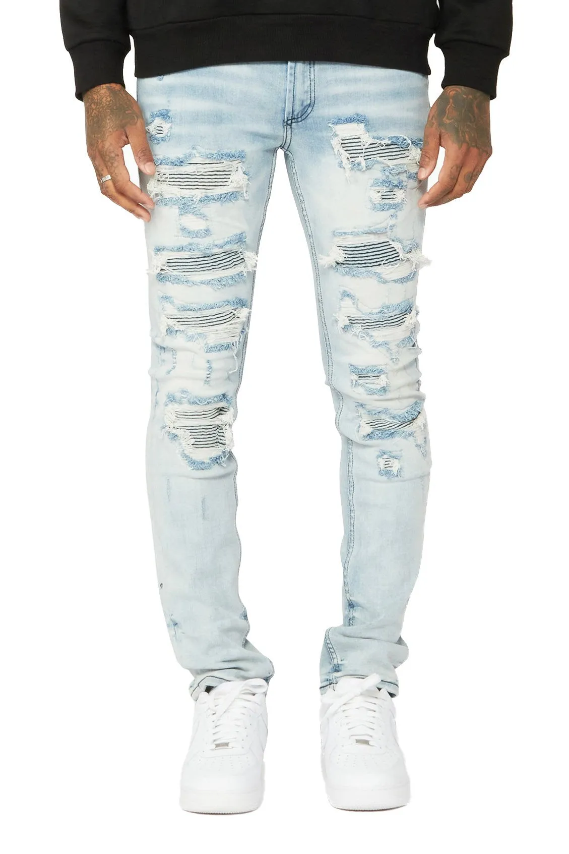 Ardee Blue Distressed Jean