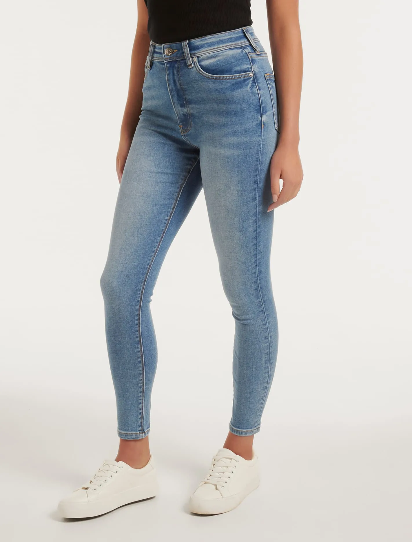 Ashley Mid-Rise Ankle Skinny Jeans