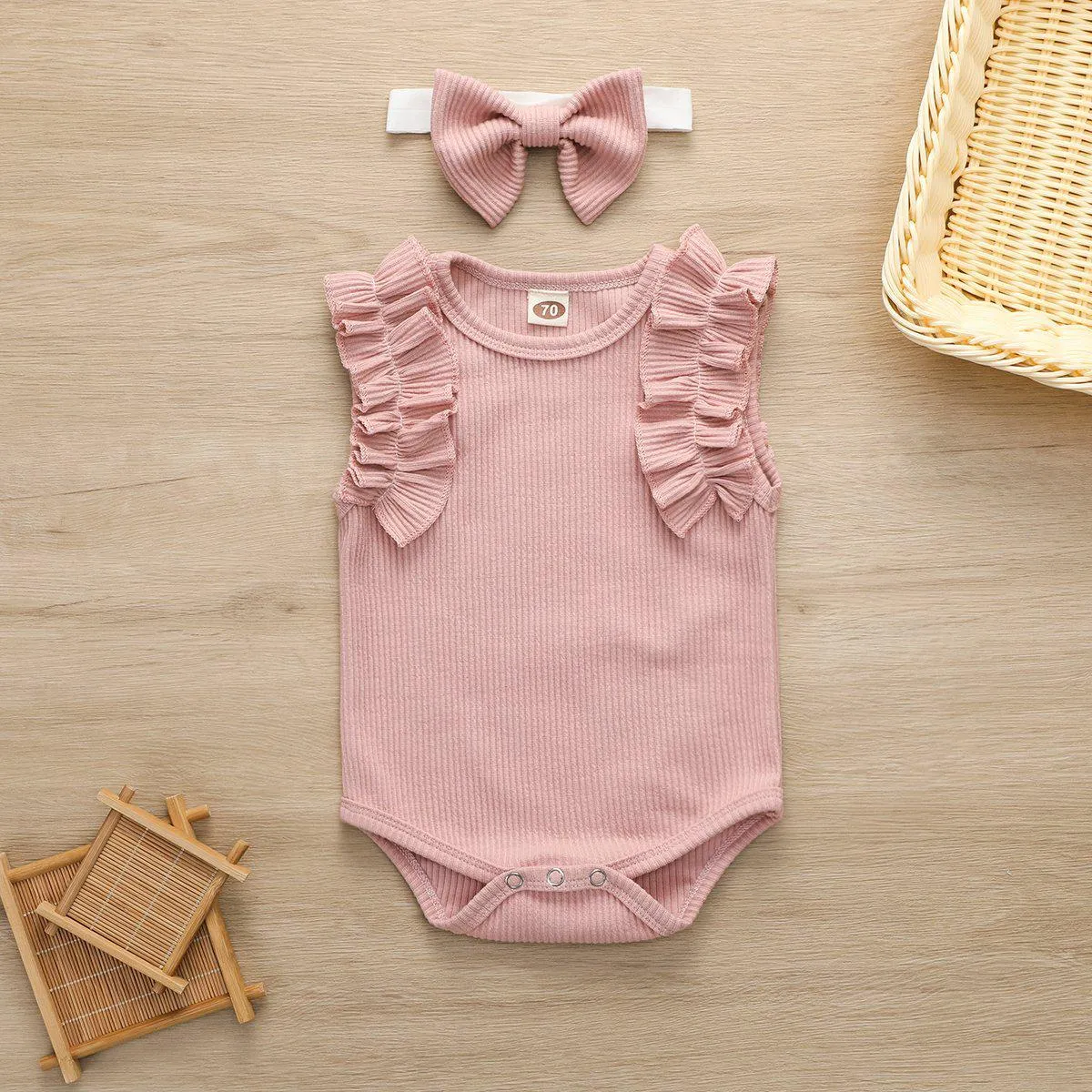 Baby Knit Cotton Romper