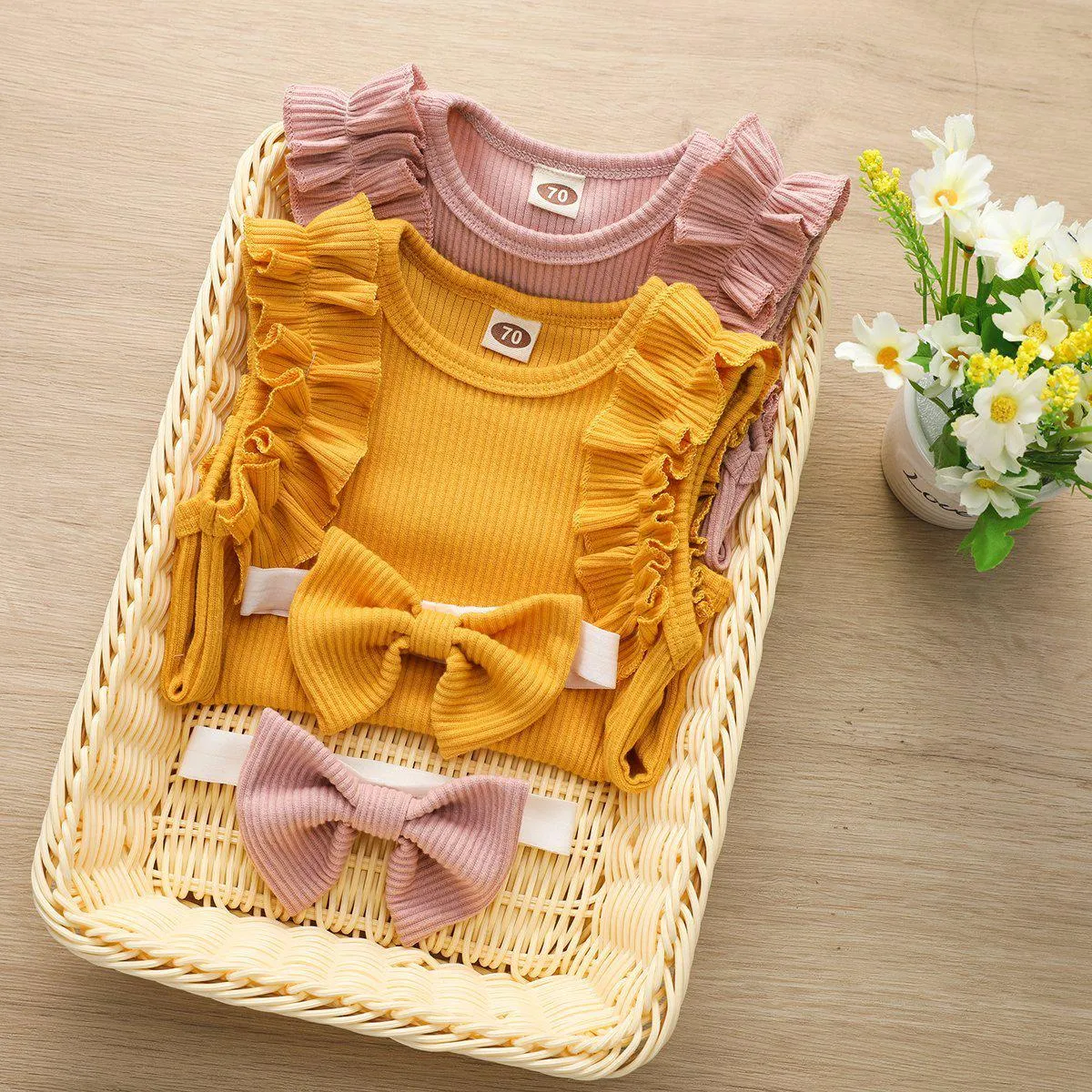 Baby Knit Cotton Romper