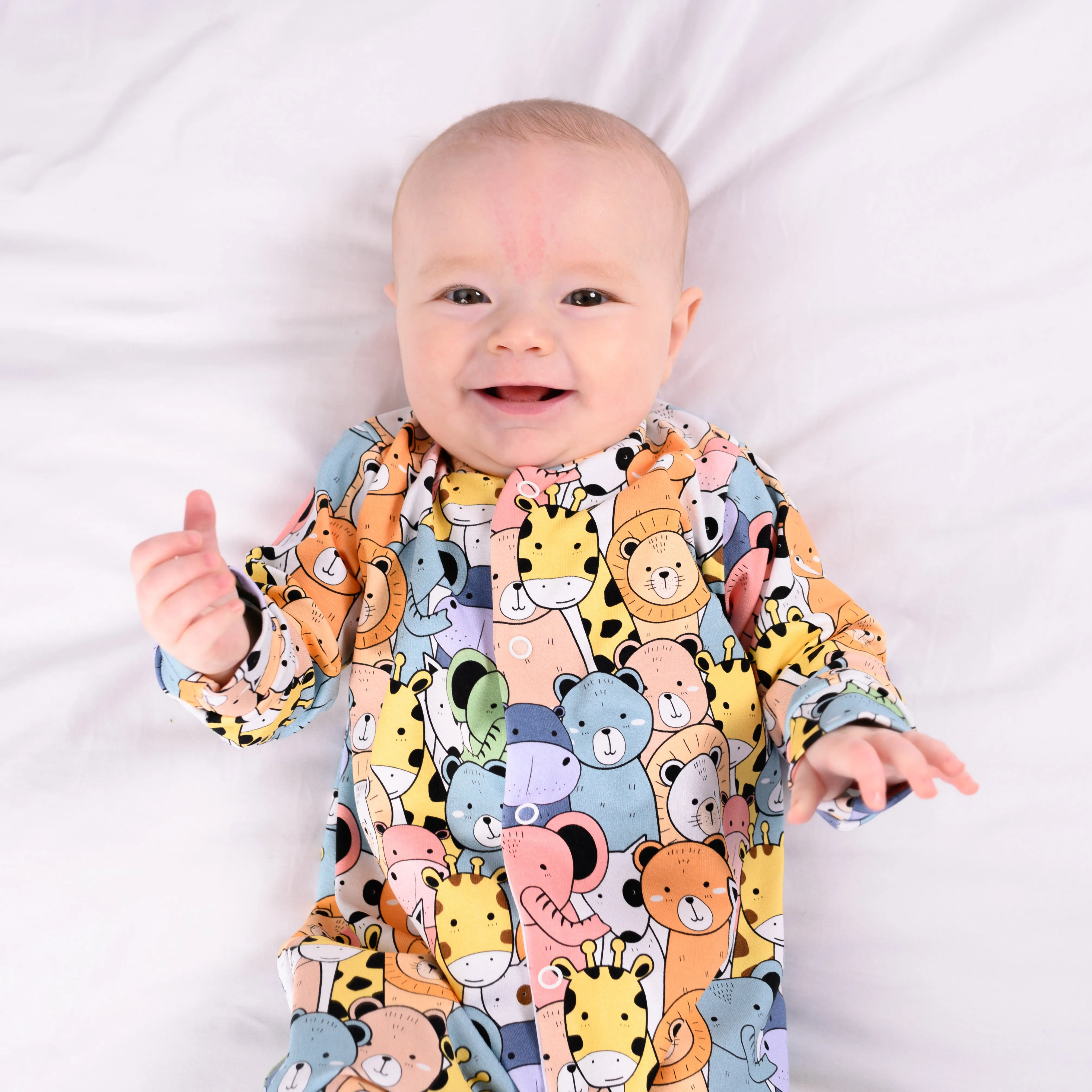 Bedtime Buddies cotton sleepsuit