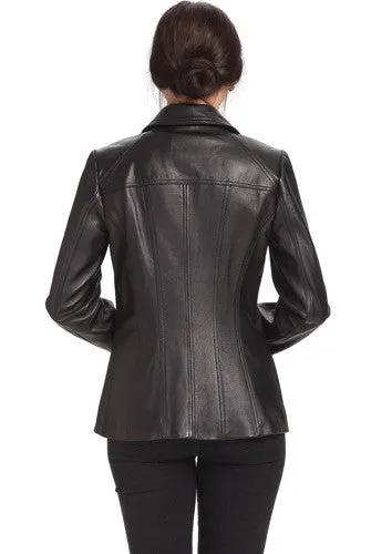 BGSD Women Ellen Lambskin Leather Jacket