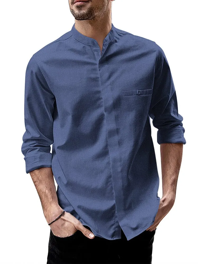 Breathable Button Up Linen Shirt (US Only)