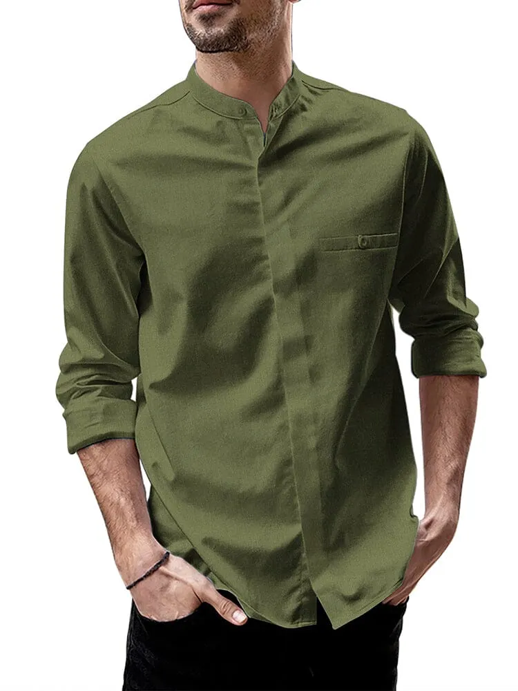 Breathable Button Up Linen Shirt (US Only)