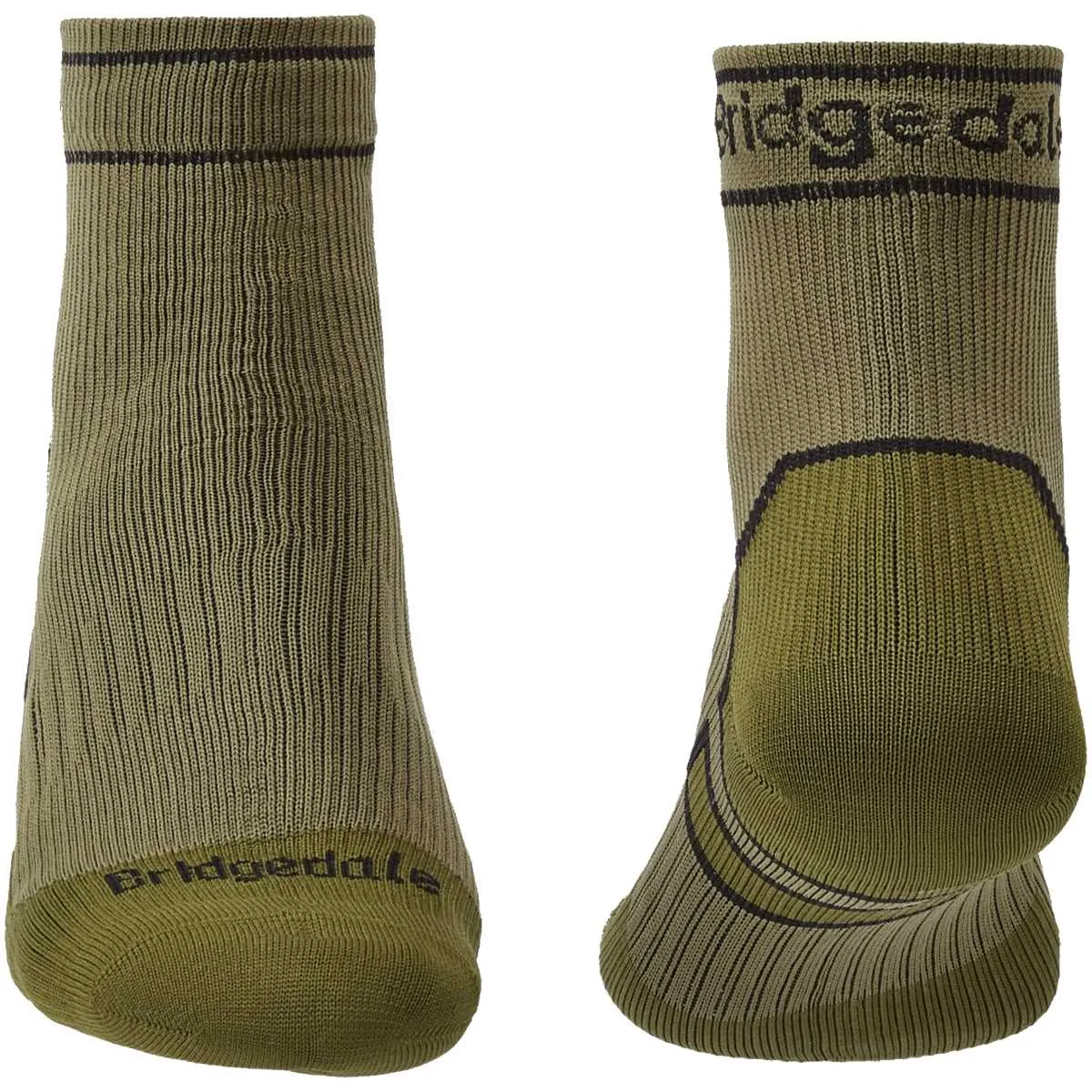 Bridgedale Stormsock Midweight Waterproof Ankle Sock Khaki