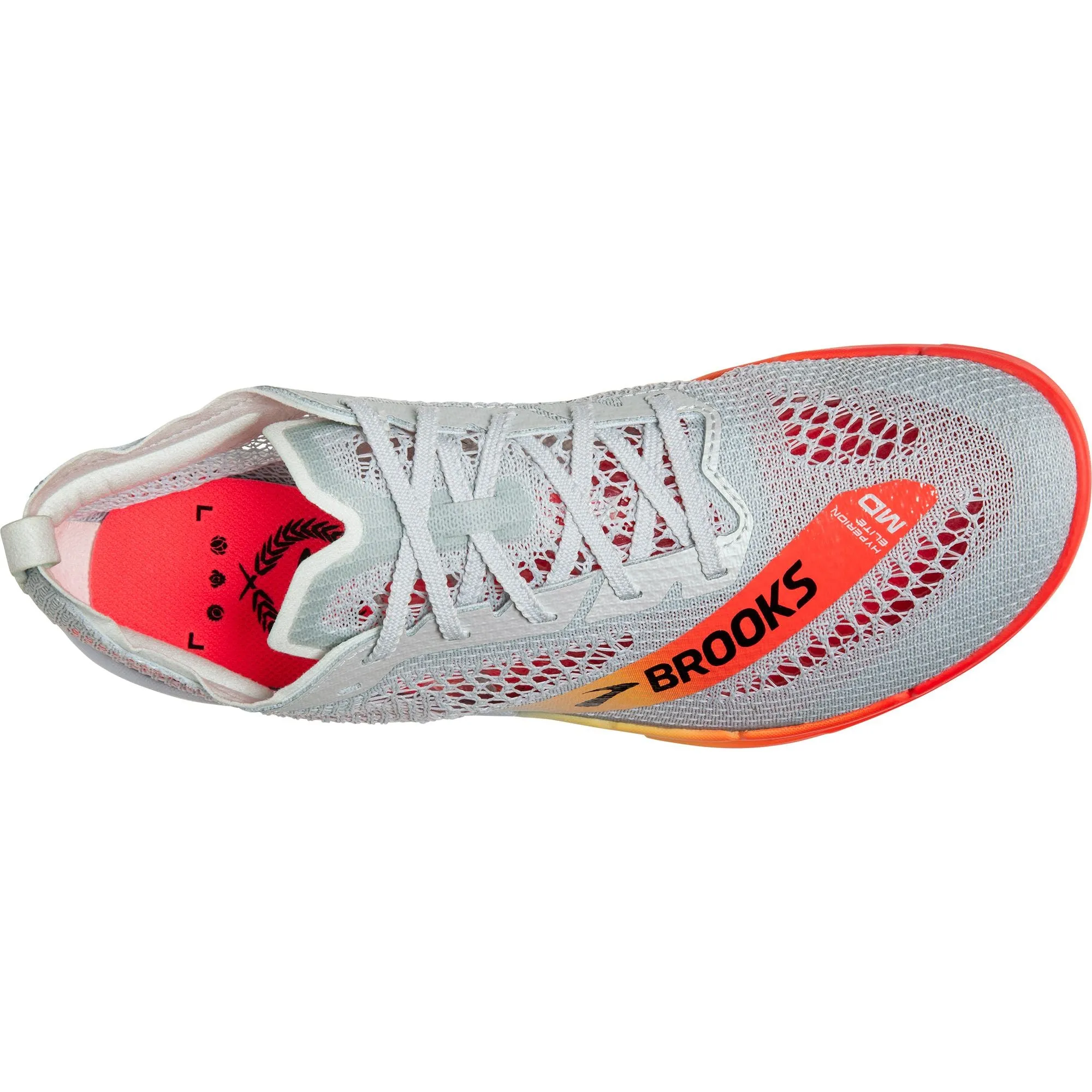 Brooks Hyperion Elite MD Running Spikes - Grey