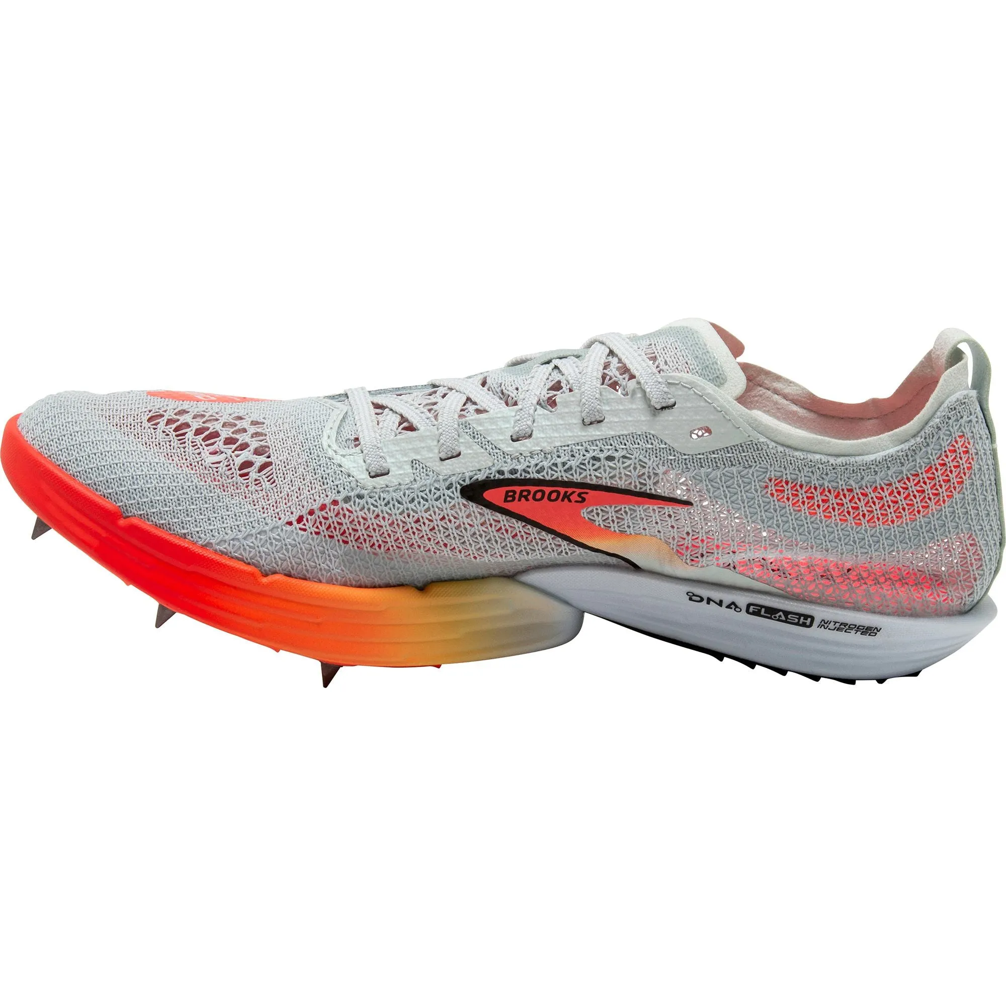 Brooks Hyperion Elite MD Running Spikes - Grey