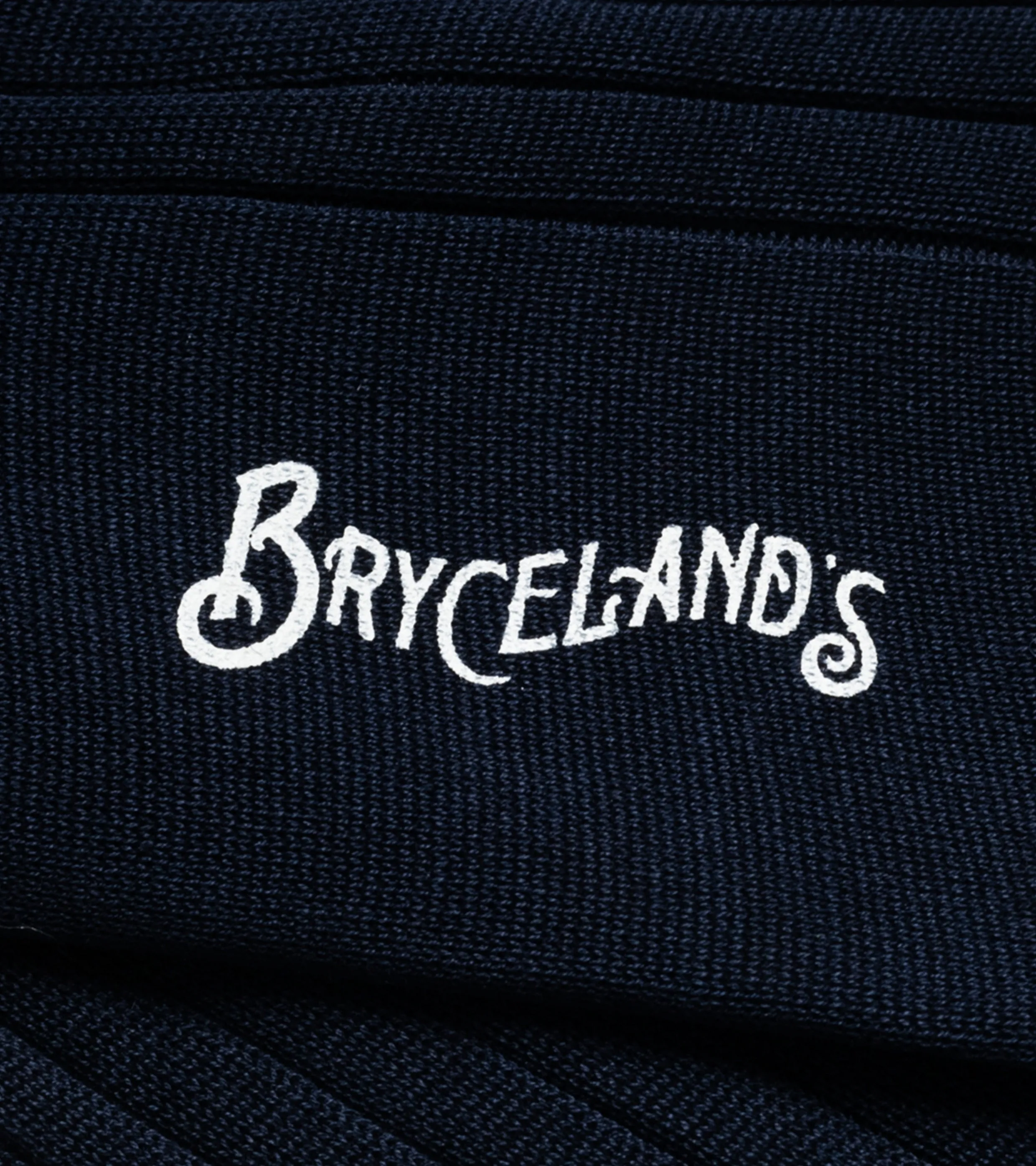 Bryceland's Cotton Socks Navy