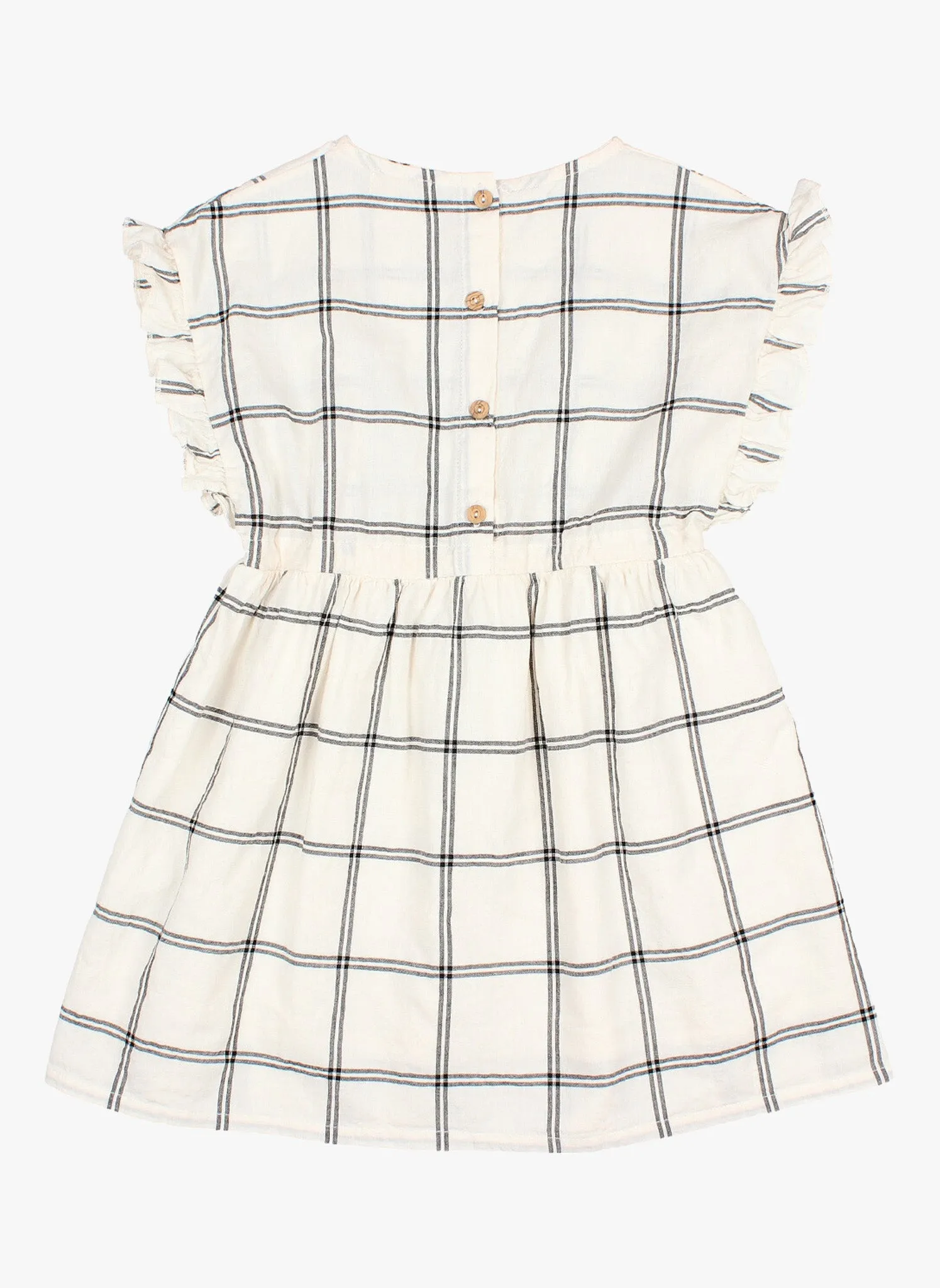 Buho Cotton Check Dress