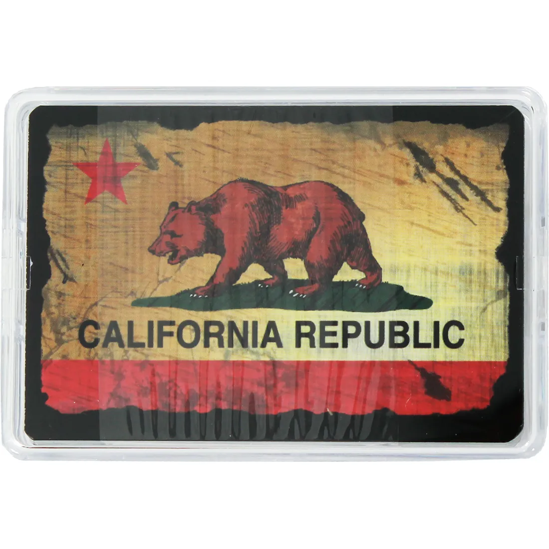 California Republic Distressed Design Playing Cards