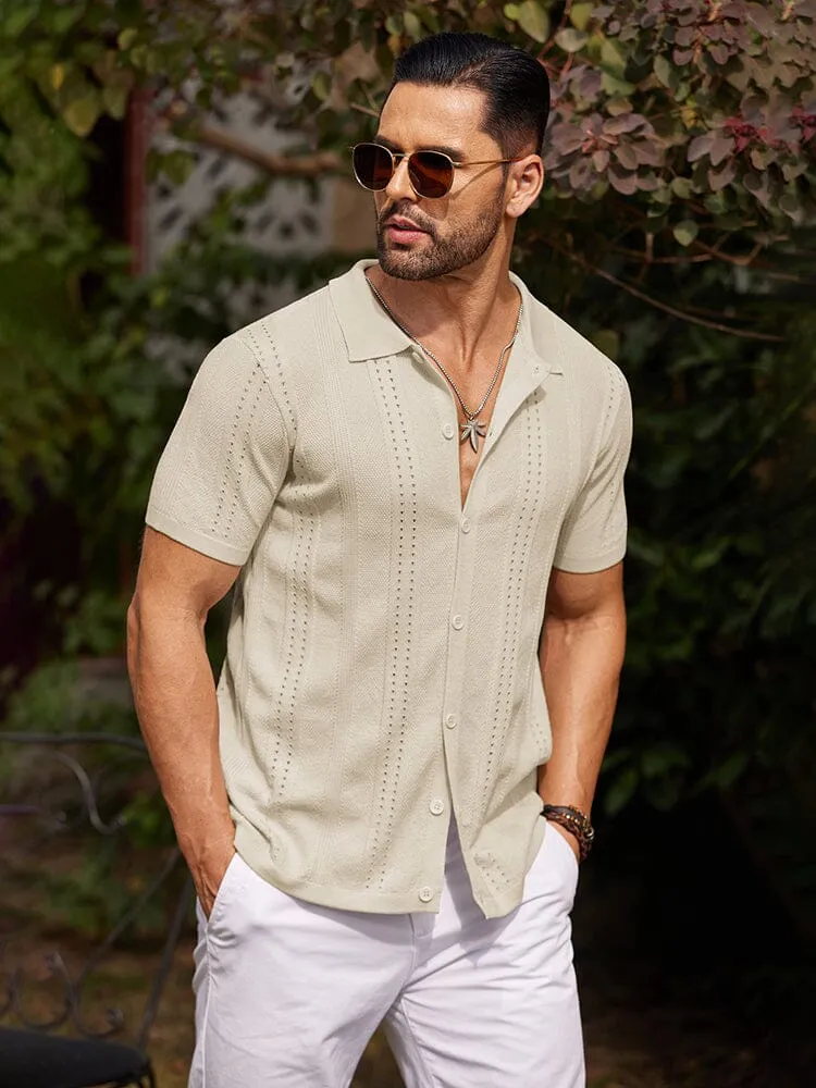 Casual Breathable Knit Beach Shirt (US Only)