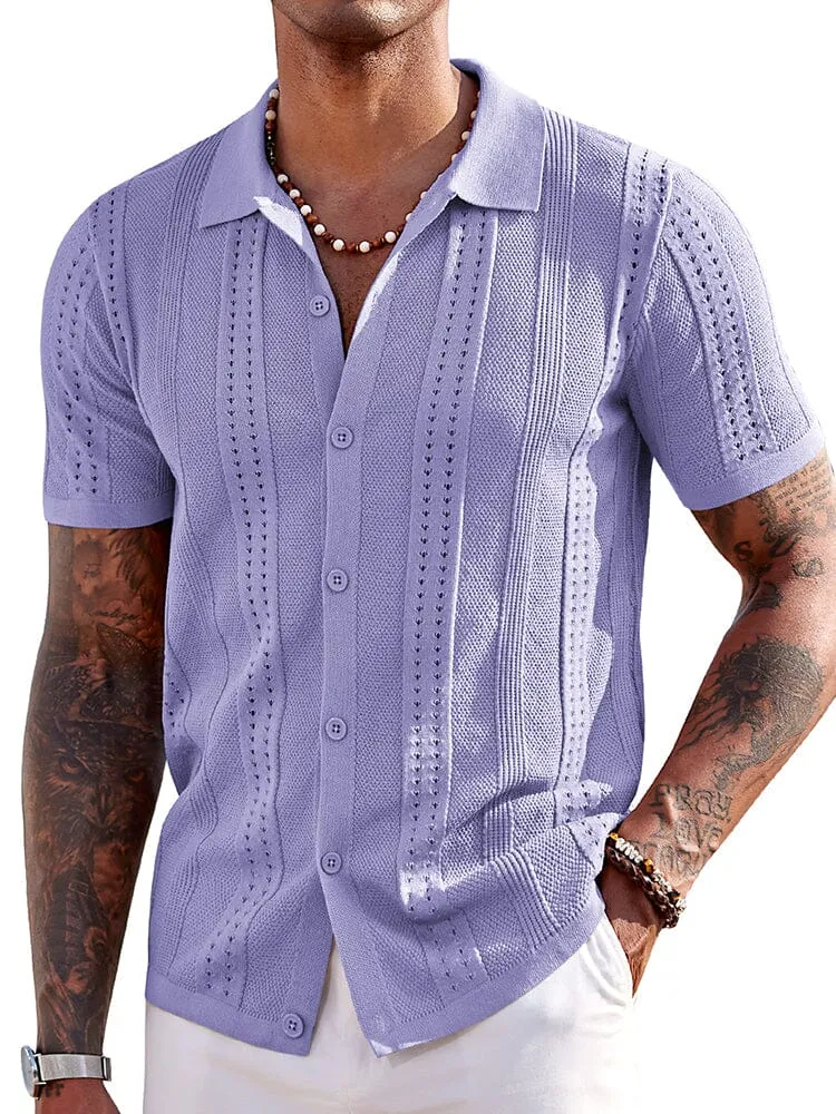 Casual Breathable Knit Beach Shirt (US Only)