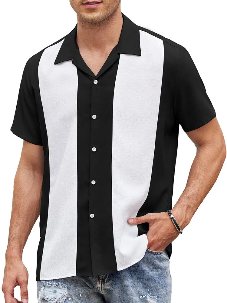 Casual Breathable Splicing Shirt (US Only)