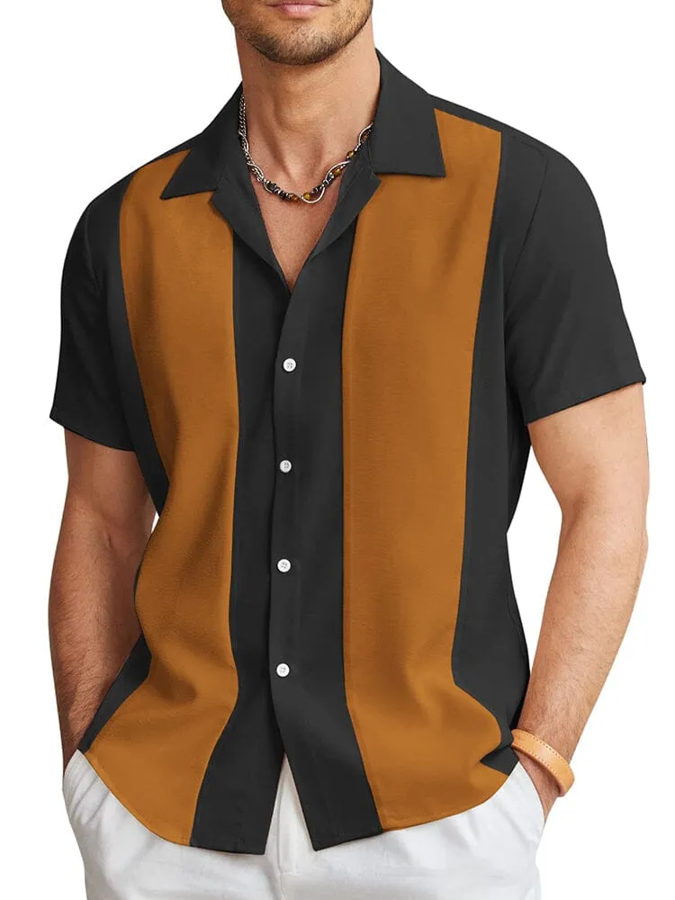 Casual Breathable Splicing Shirt (US Only)