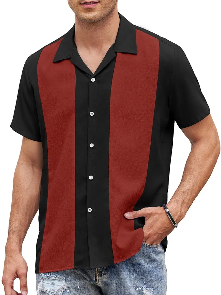 Casual Breathable Splicing Shirt (US Only)