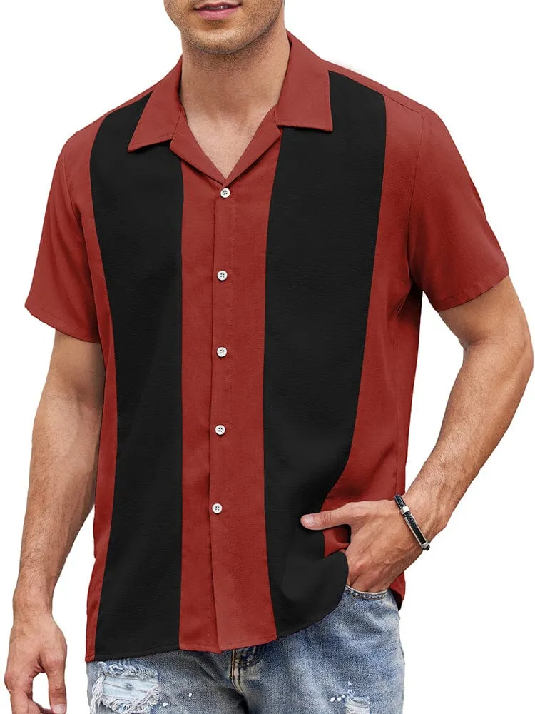 Casual Breathable Splicing Shirt (US Only)