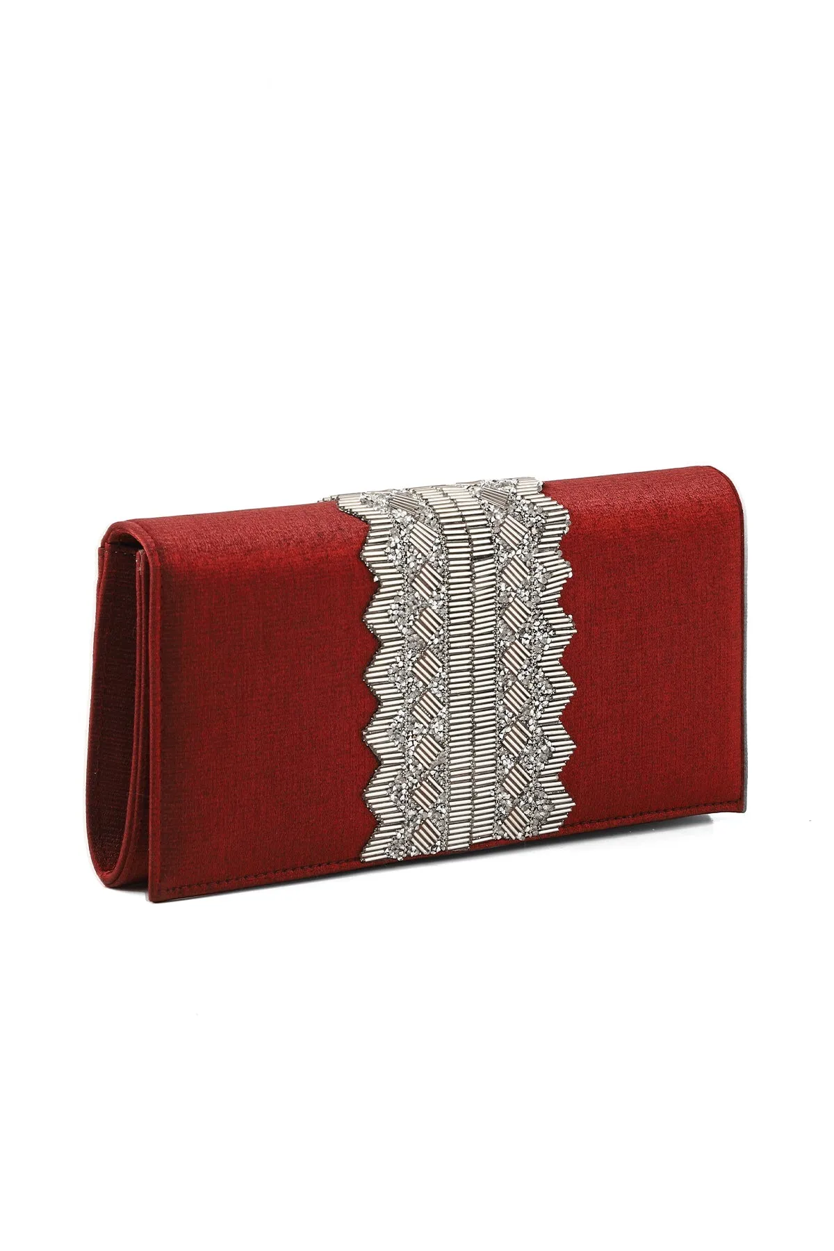 Casual Clutch B20755-Maroon