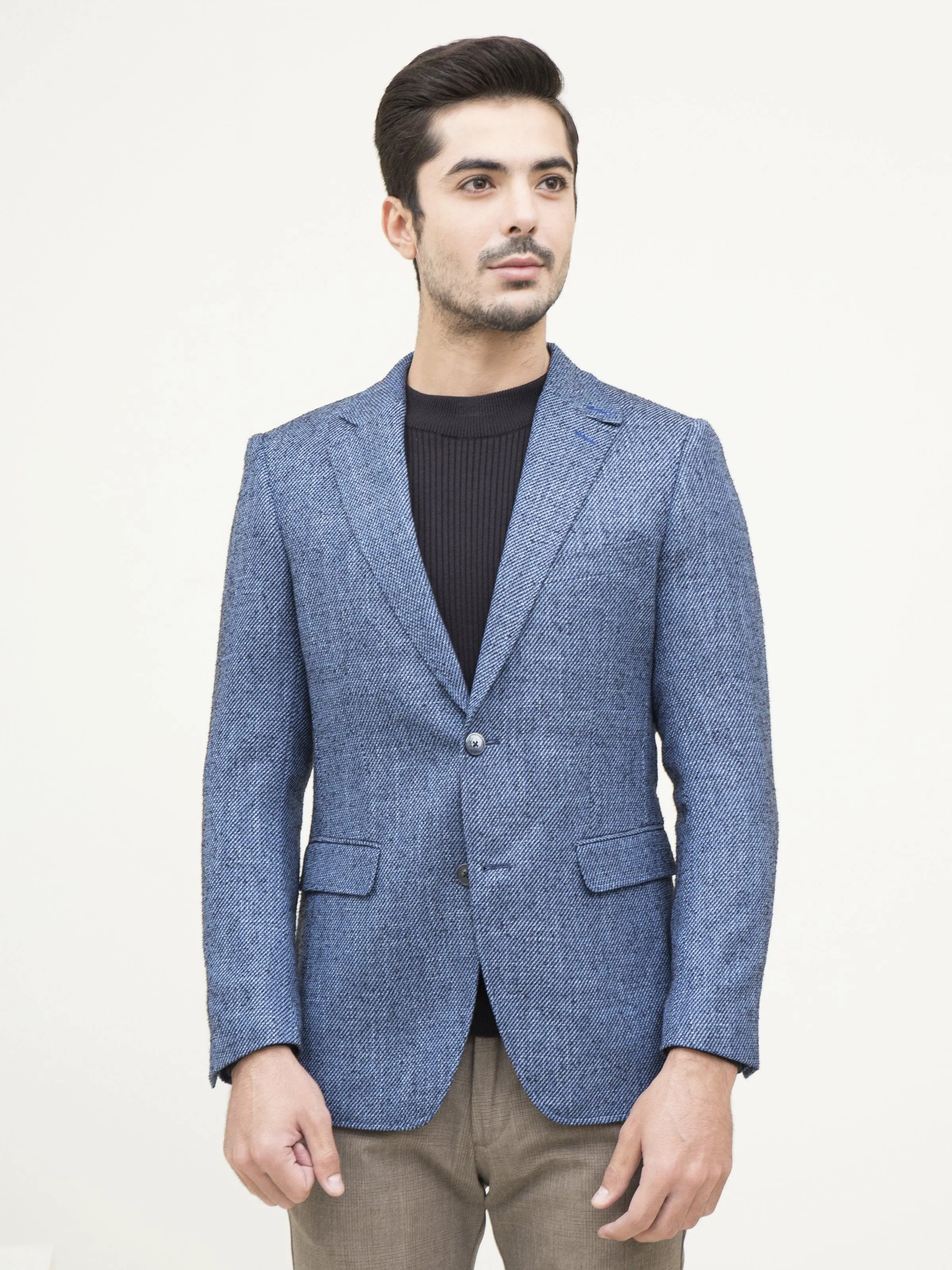 CASUAL COAT SLIM FIT BLUE