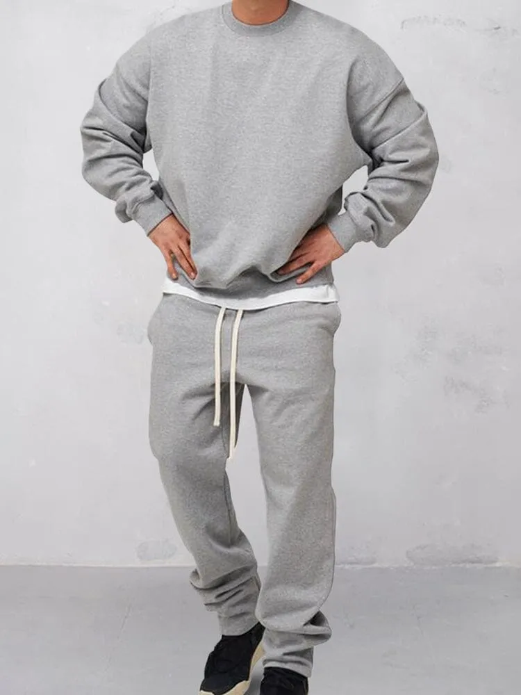 Casual Comfy 2-Piece Sweatshirt Sets