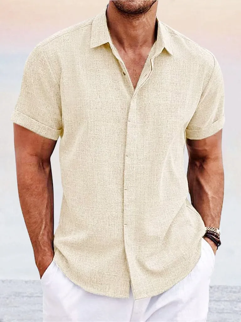 Casual Cotton Linen Shirt