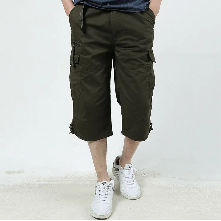 Casual Cotton Outdoor Multi Pockets Shorts