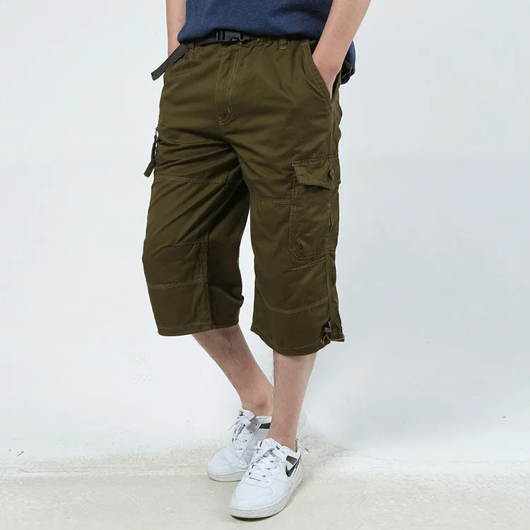 Casual Cotton Outdoor Multi Pockets Shorts