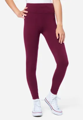 Casual High-Rise Full-Length Leggings