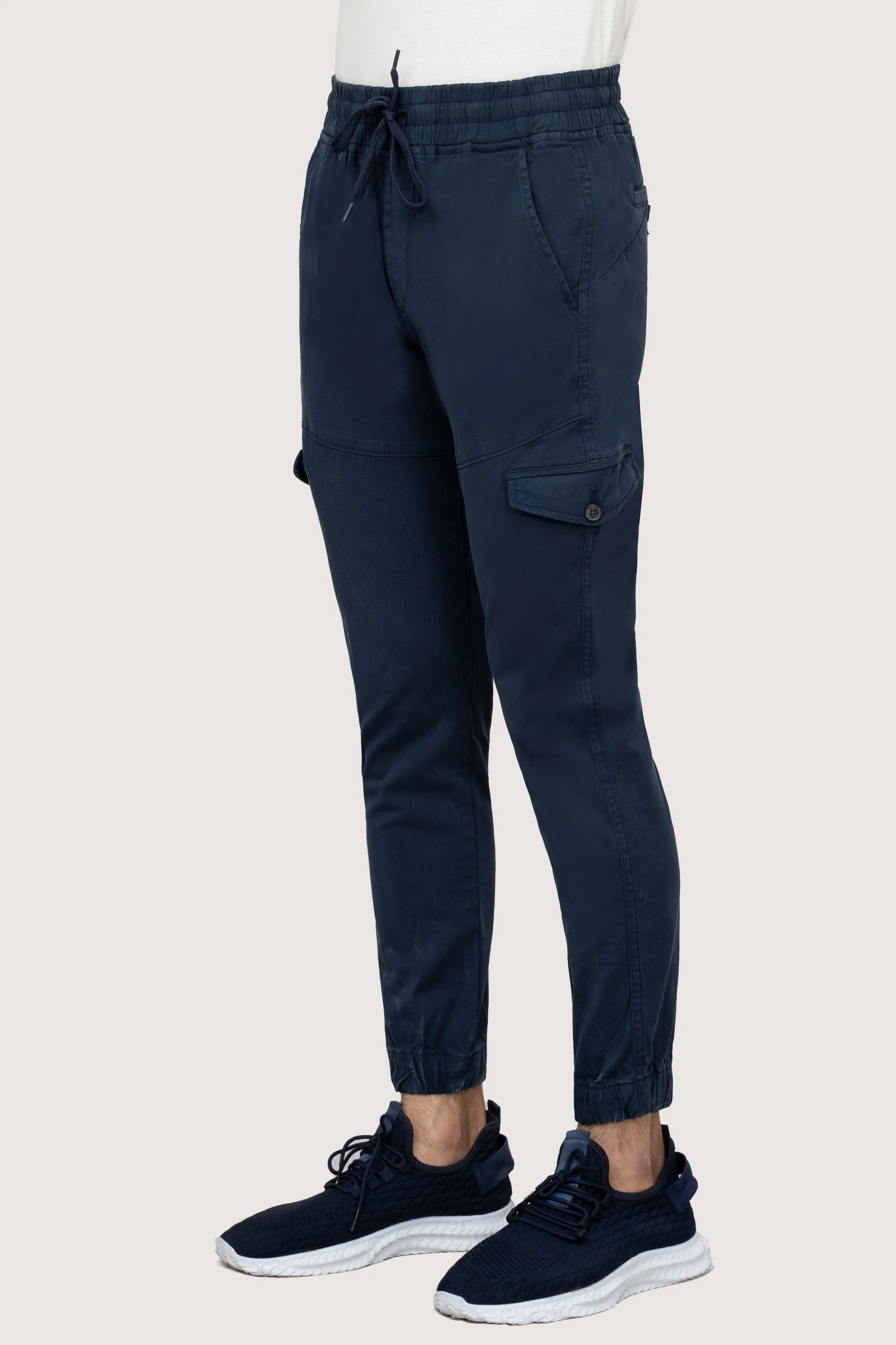 CASUAL JOGGER SLIMFIT TROUSER NAVY