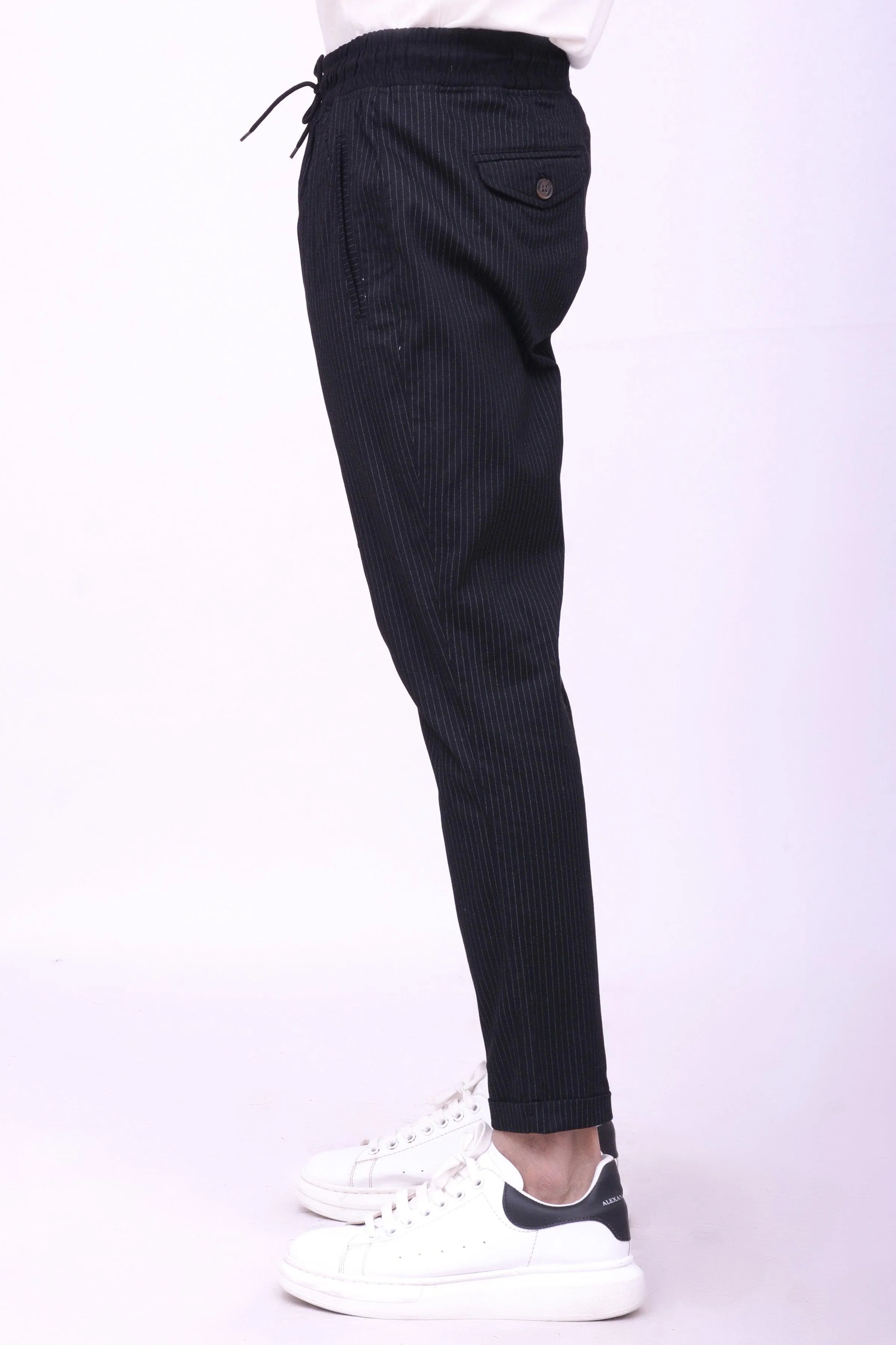 CASUAL JOGGER TROUSER BLACK