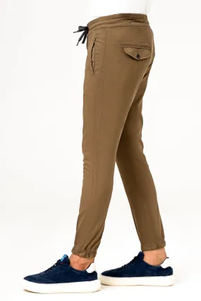 CASUAL JOGGER TROUSER  KHAKI