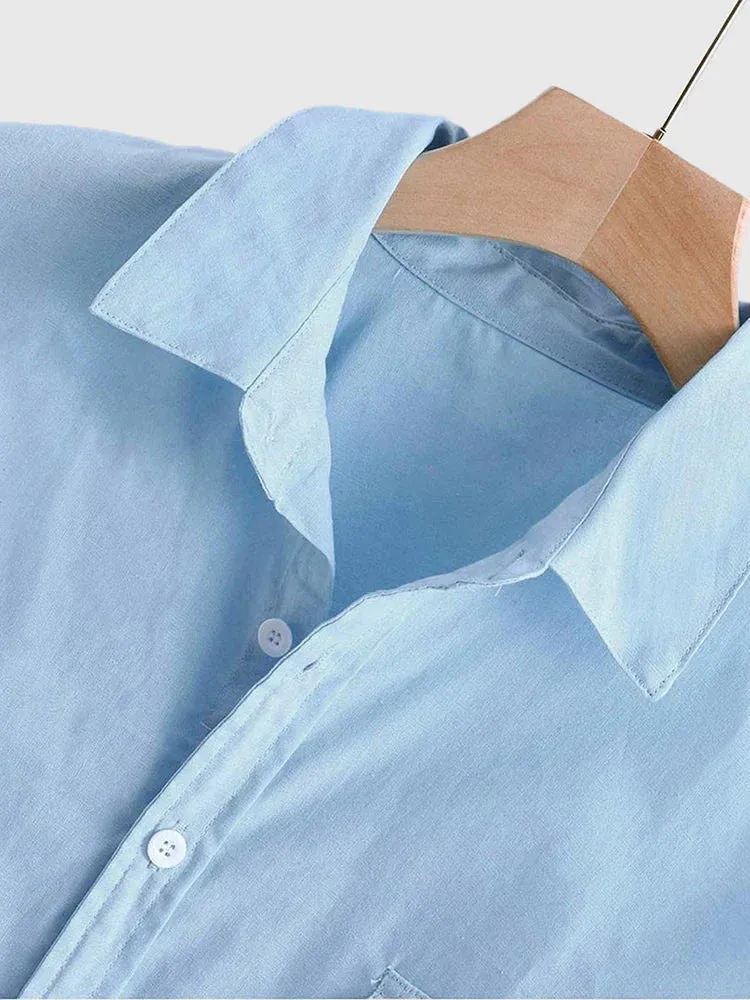 Casual Lapel Neck Shirt