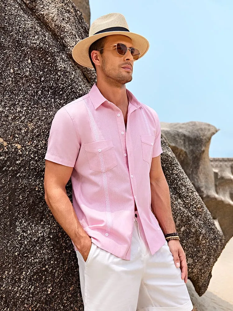 Casual Linen Cuban Shirts (US Only)