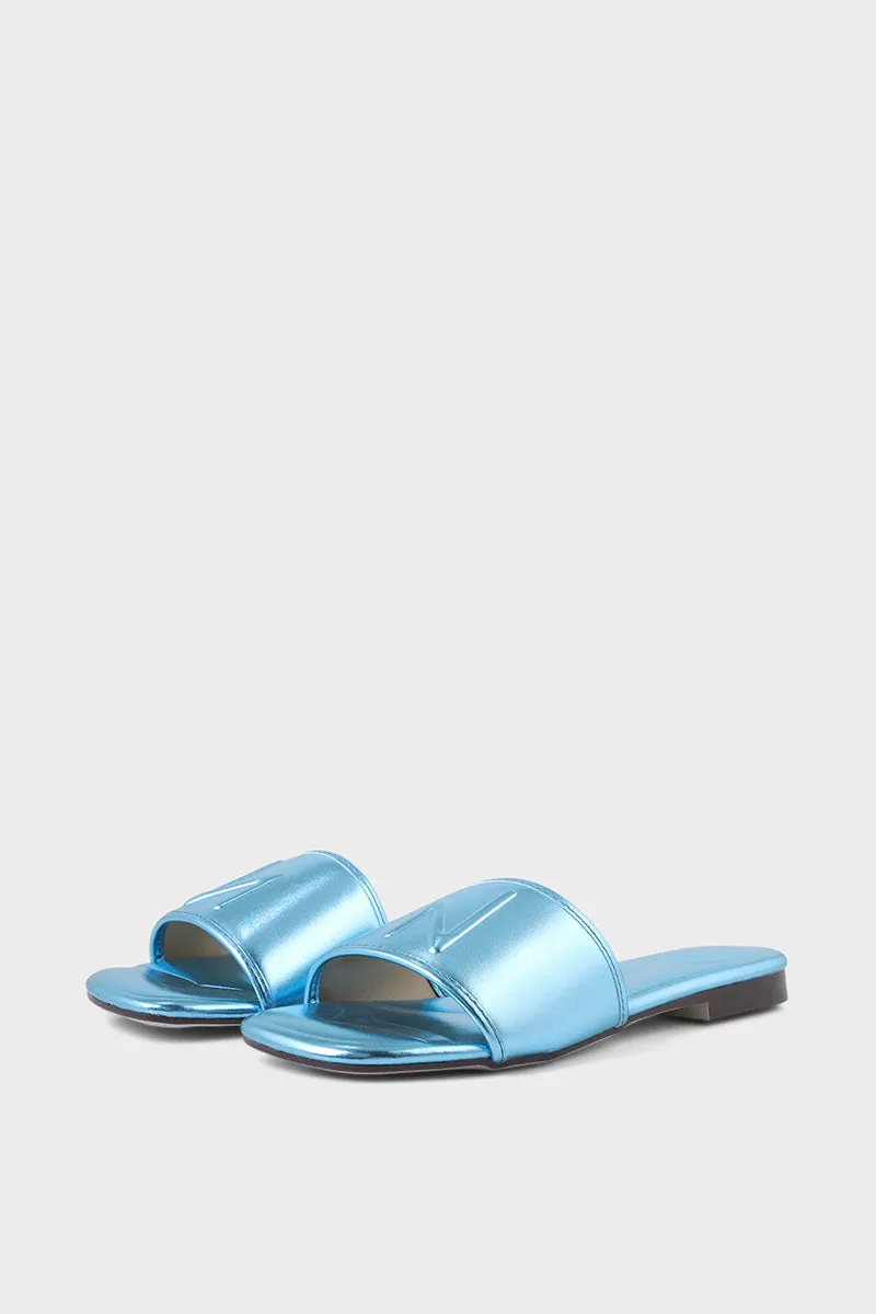 Casual Slip On I17257-Teal Blue