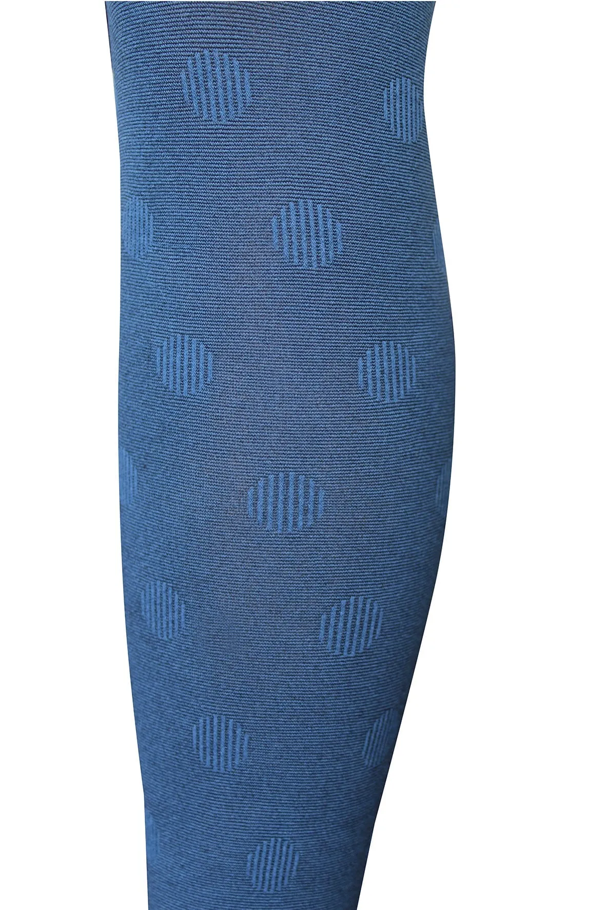 Cirque Blue Cotton Tights