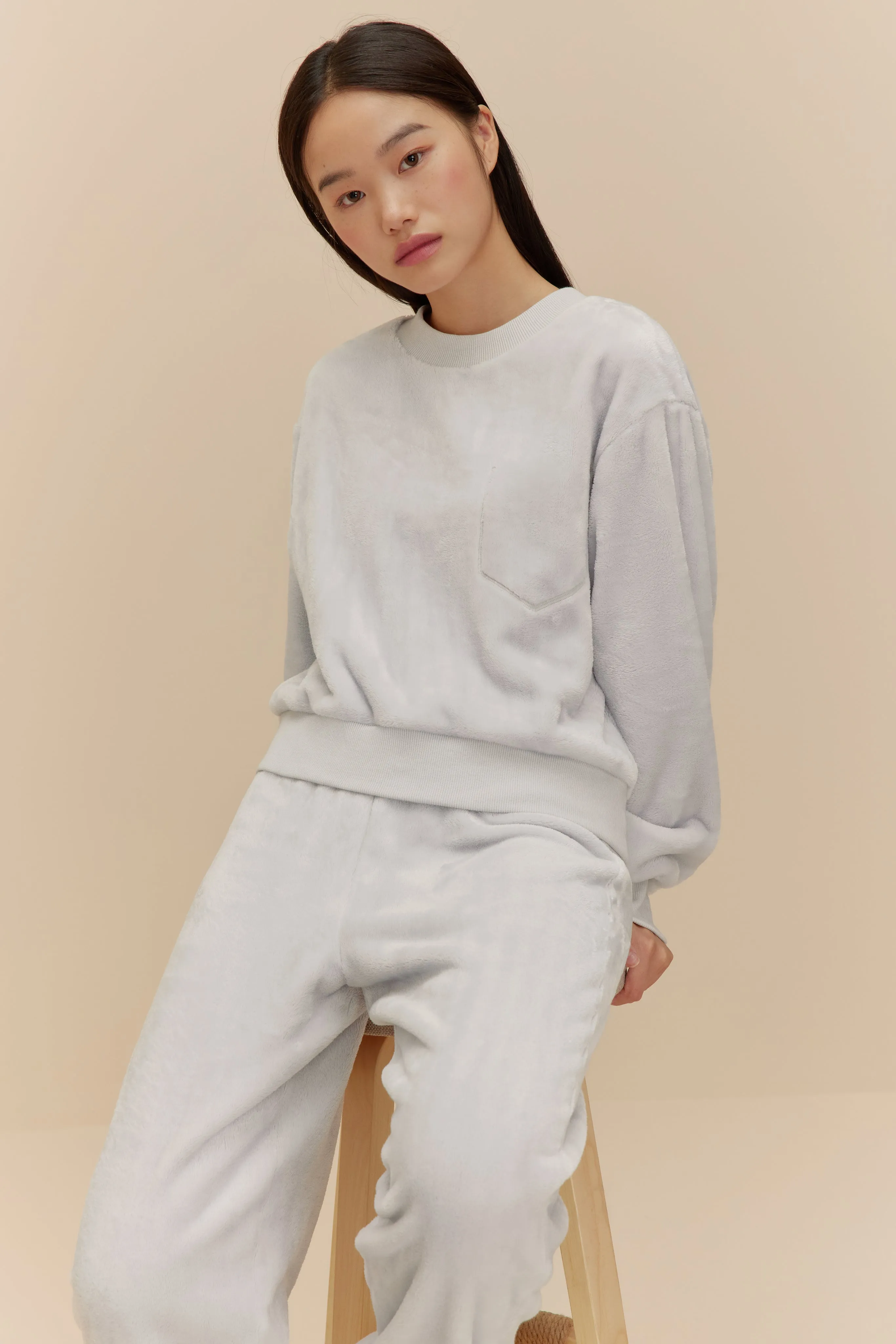 Classic Cozy Fleece Pajama Top