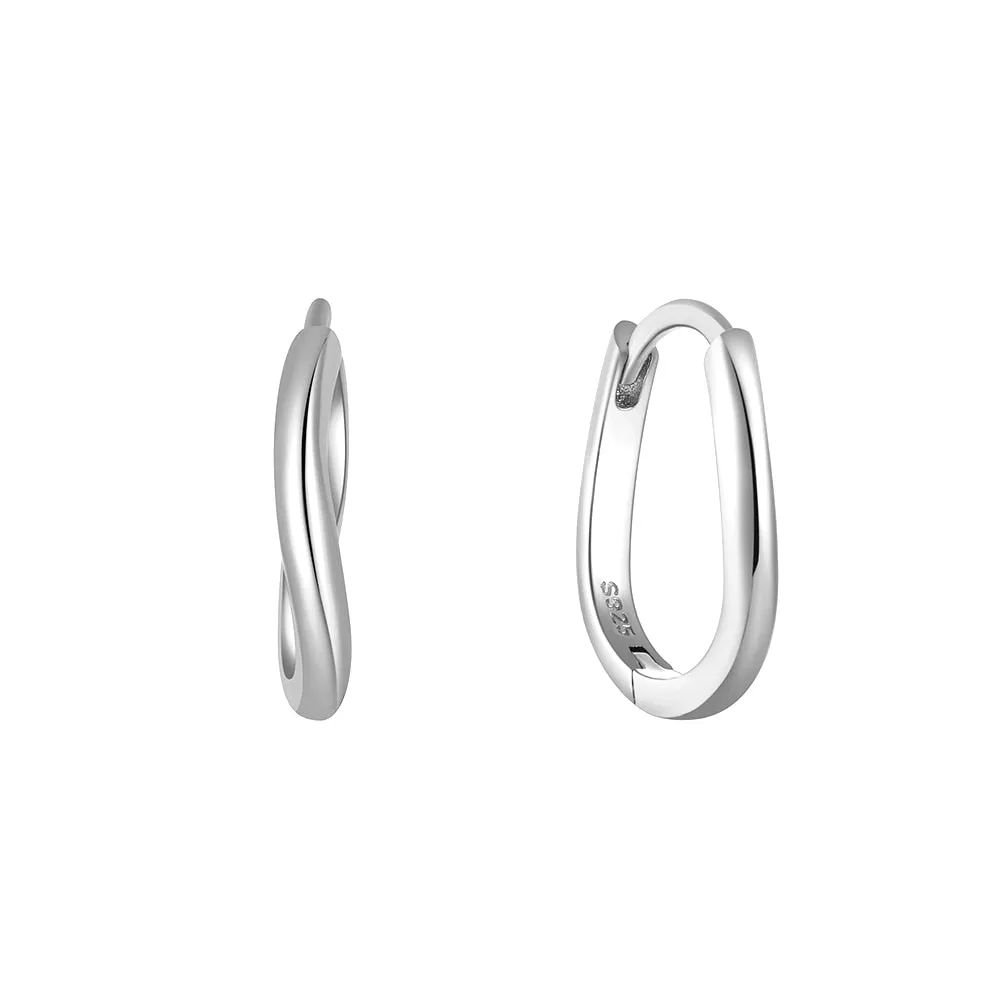 Classic Piercing Hoop Earrings For Women