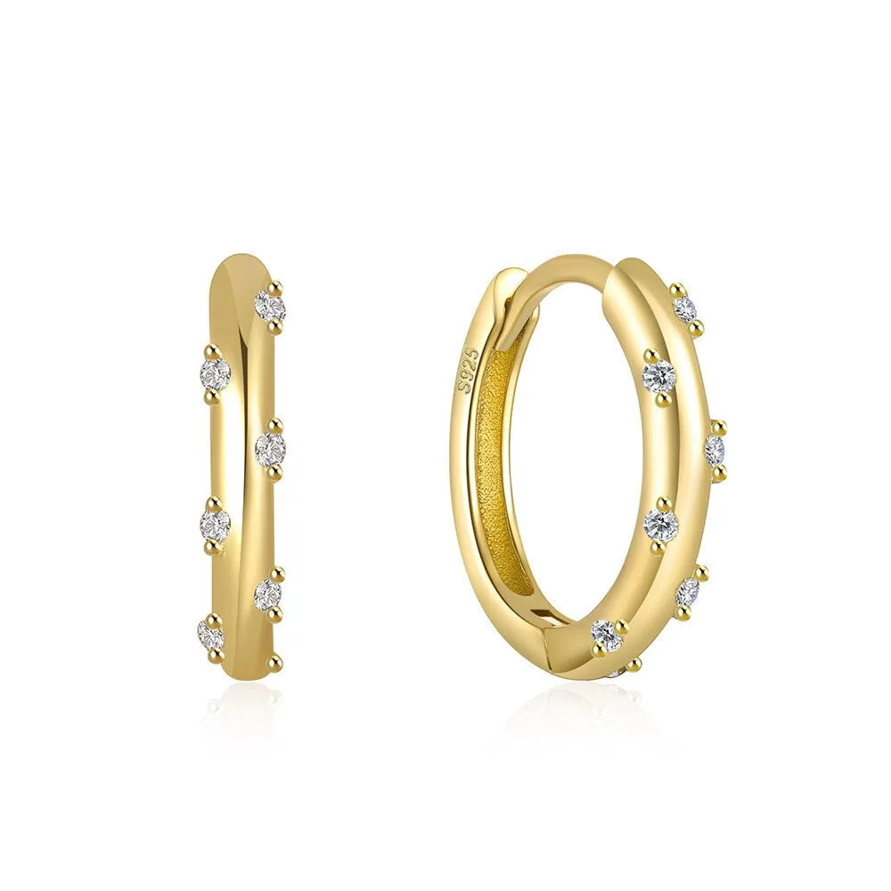 Classic Piercing Hoop Earrings For Women