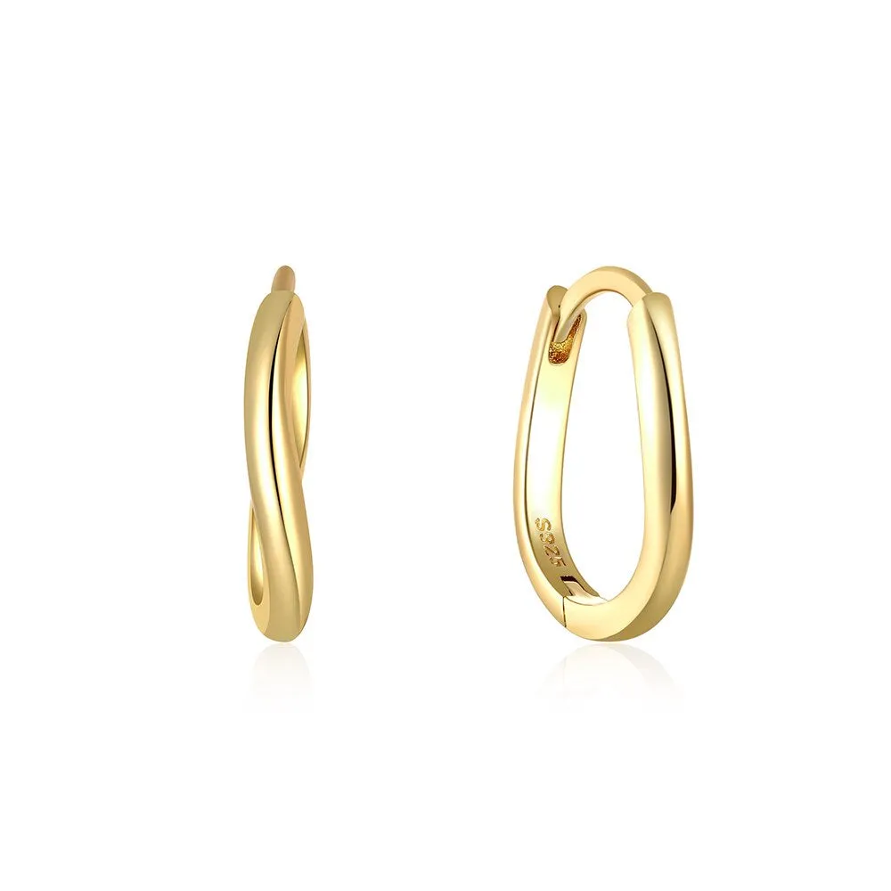 Classic Piercing Hoop Earrings For Women