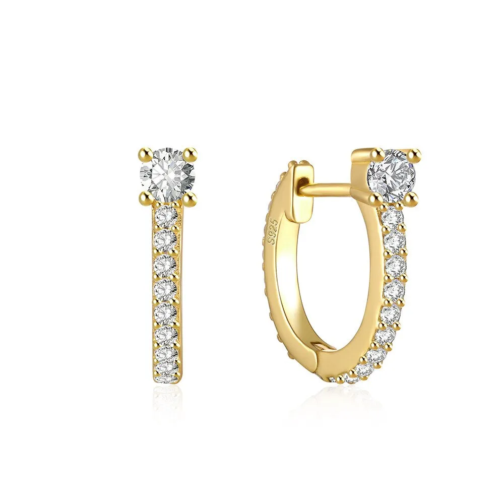 Classic Piercing Hoop Earrings For Women