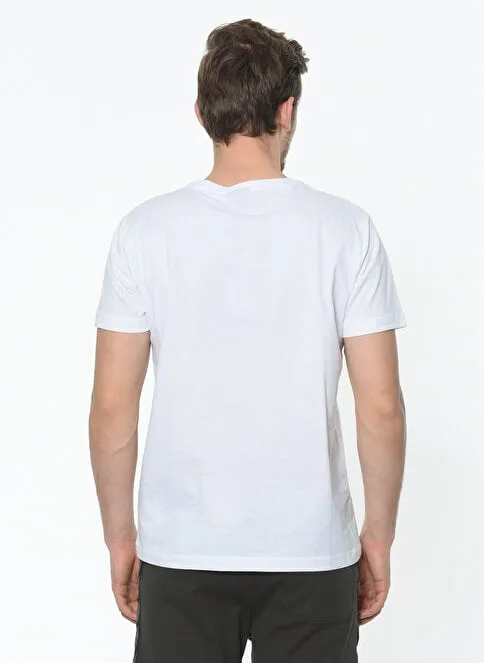 Corrado Men Cotton White T-Shirt